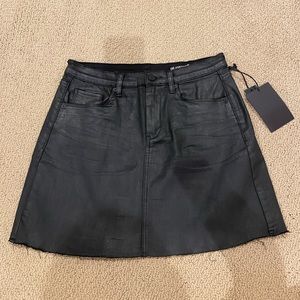 NWT Blank NYC black pleather skirt